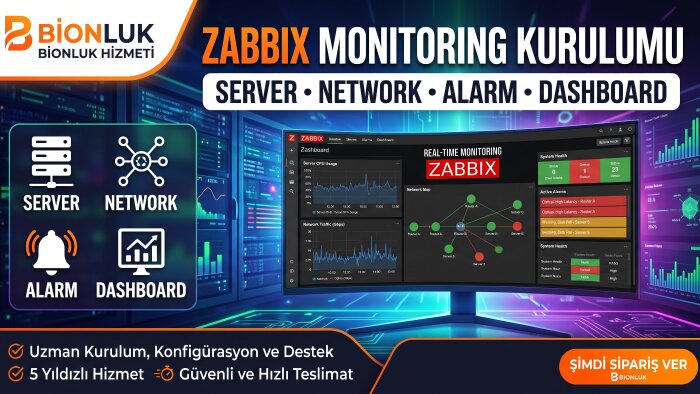 Zabbix monitoring kuruyorum ve yapılandırıyorum