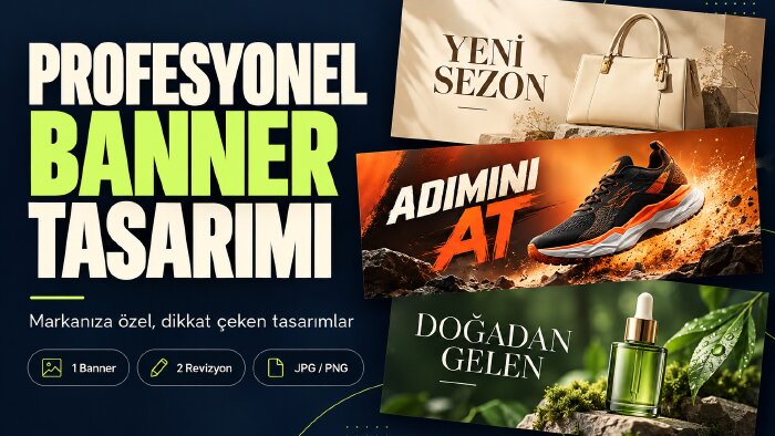 markanıza profesyonel banner tasarımları hazırlayabilirim