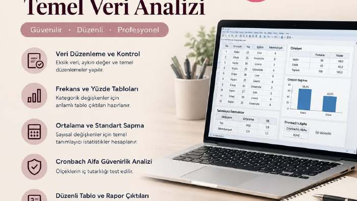 SPSS ile veri analizi yaparım