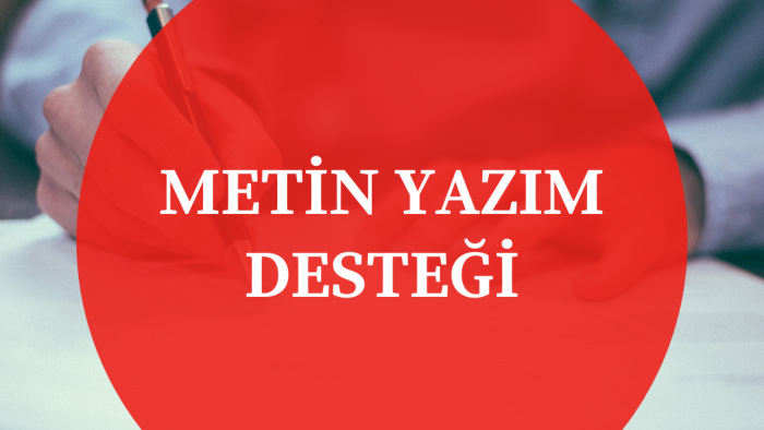 metin yazarlığı yaparım