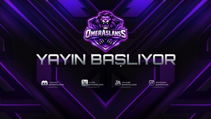Twitch overlay kiti hazırlarım
