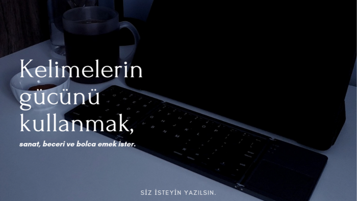 ihtiyacınız olan metni çekici bir özgünlükle yazabilirim