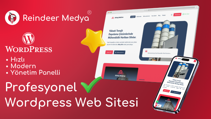 anahtar teslim wordpress sitesi yaparım