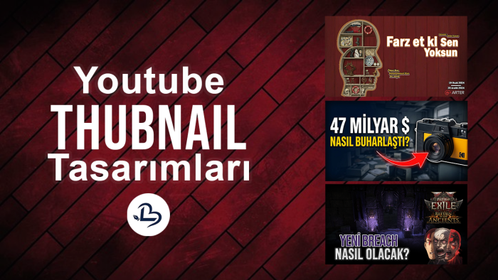 YouTube kapak tasarımı yaparım