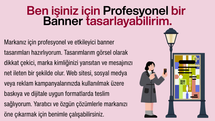 banner tasarımı yapıyorum