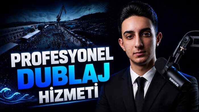 Türkçe dublaj hizmeti veriyorum