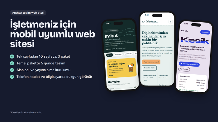 işletmeniz için mobil uyumlu web sitesi kurarım