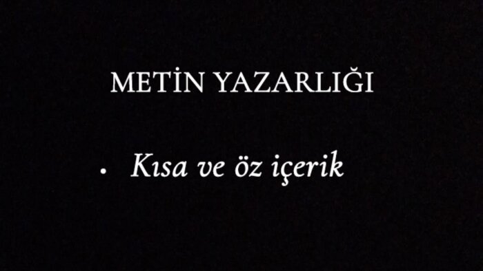 hızlı ve kaliteli metin yazarlığı yaparım
