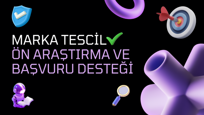 marka tescil sürecinizde başvuru desteği sağlarım