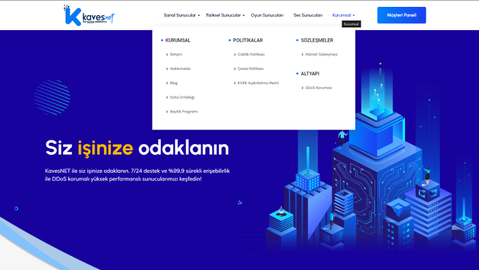 sizin için kurumsal bir web sitesi yapabilirim