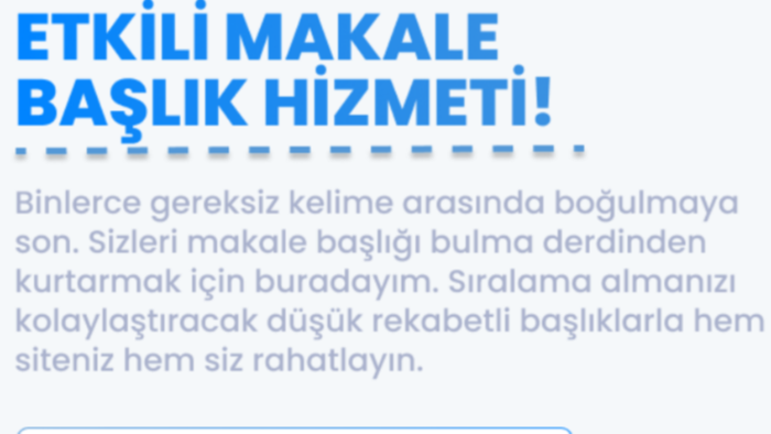 düşük rekabetli kelimeler ile sitenizi güçlendirebilirim