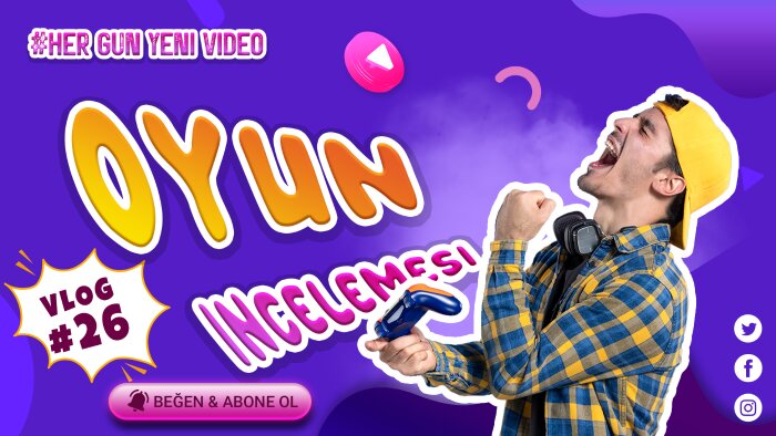 sizin için profesyonel oyuncu thumbnail tasarımı yapabilirim