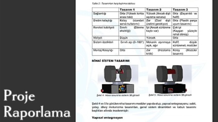 mühendislik projeleri için teknik destek sağlarım