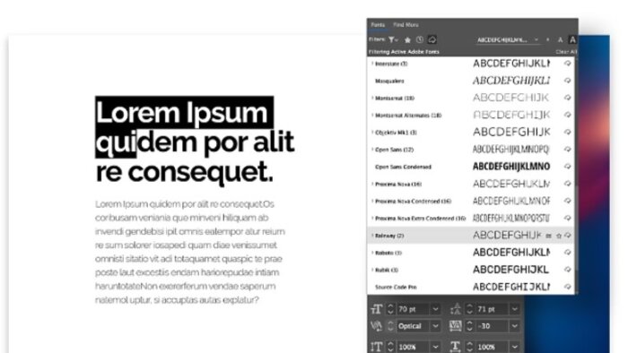 adobe indesign programında dergi, katalog, belge düzenlerim