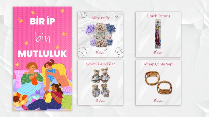 sizler için sosyal medya görselleri oluşturabilirim