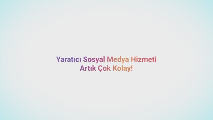 sizlere sosyal medya için yaratıcı tasarımlar yapabilirim