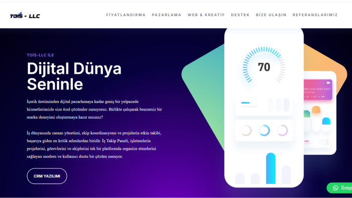 hayalinizdeki web yazılım projelerini gerçeğe dönüştürüyorum