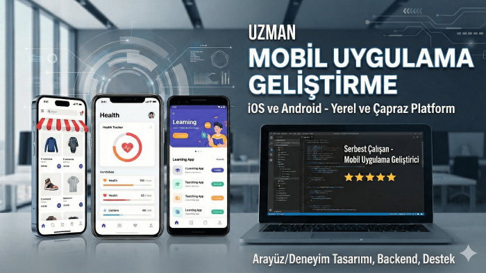 isteğinize uygun olarak mobil uygulama geliştiririm
