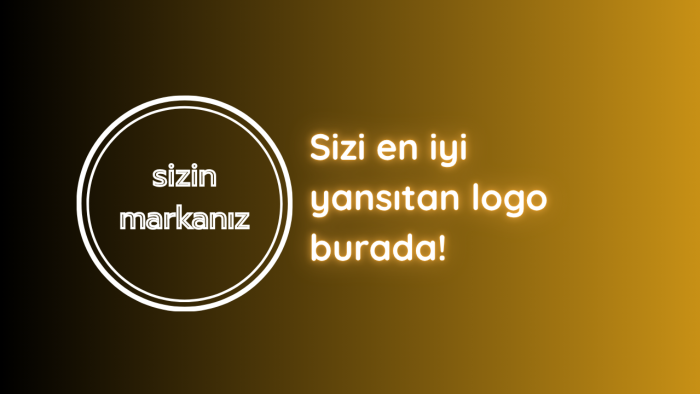 markanızı yansıtan modern bir logo hazırlayabilirim