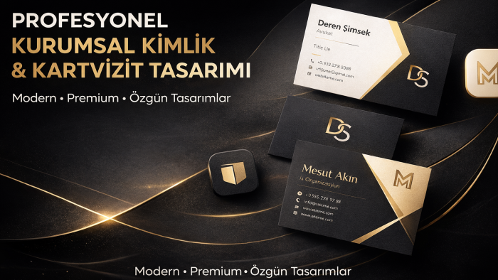 profesyonel kurumsal kimlik ve kartvizit tasarımı yaparım