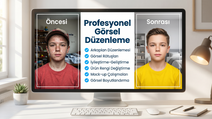 Fotoğraflarınıza rötuş ve düzenleme yaparım