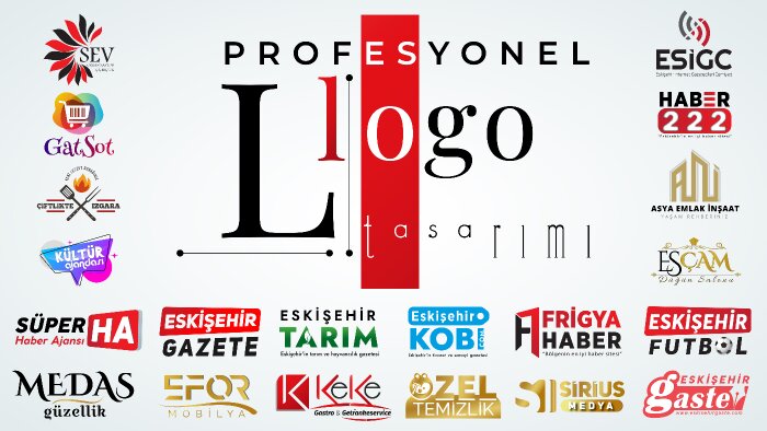 logonuzu profesyonel bir biçimde tasarlarım
