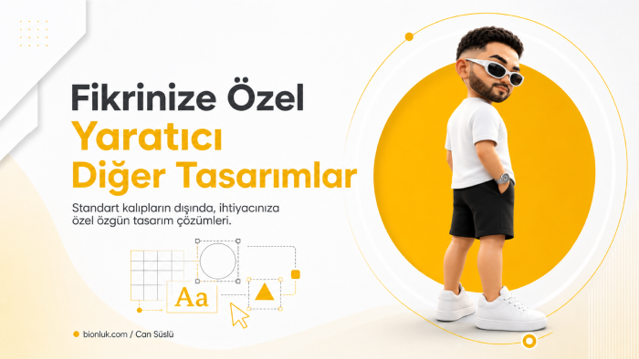 projenize özel yaratıcı grafik tasarımlar hazırlarım