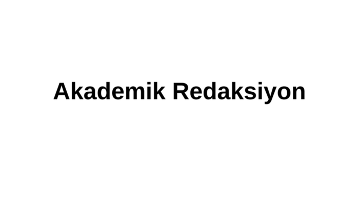 akademik metinlerinizi düzenlerim