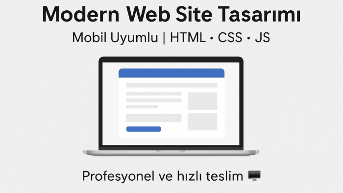 işletmenize özel profesyonel web sitesi tasarlıyorum