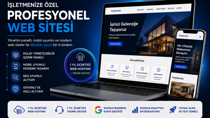 işletmenize özel profesyonel web sitesi yaparım