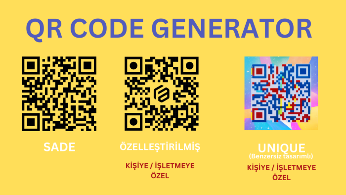özelleştirilmiş QR CODE tasarımları yapabilirim
