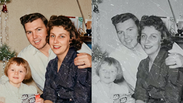 eski aile fotoğrafınızı 4K hiper gerçekçi restore ederim