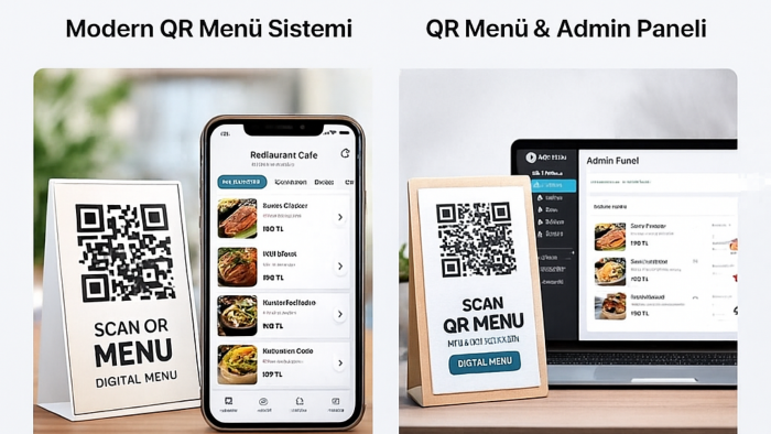işletmeleriniz için QR menü ve yönetim paneli geliştiriyorum