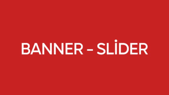 banner slider yapıyorum