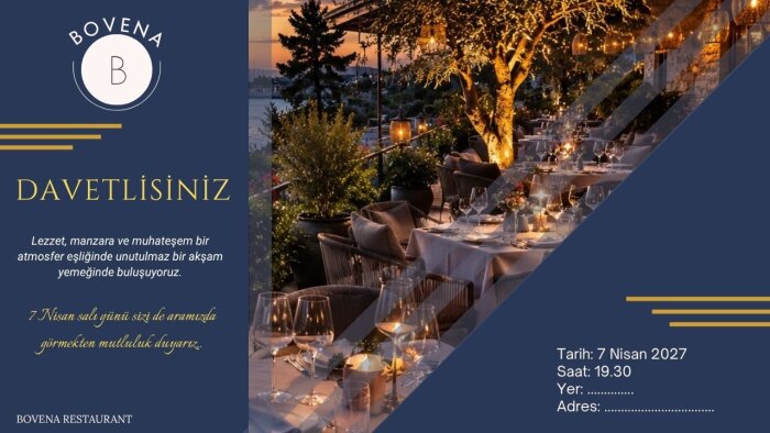düğün, nişan, mekan vs. davetiyeleri tasarlarım