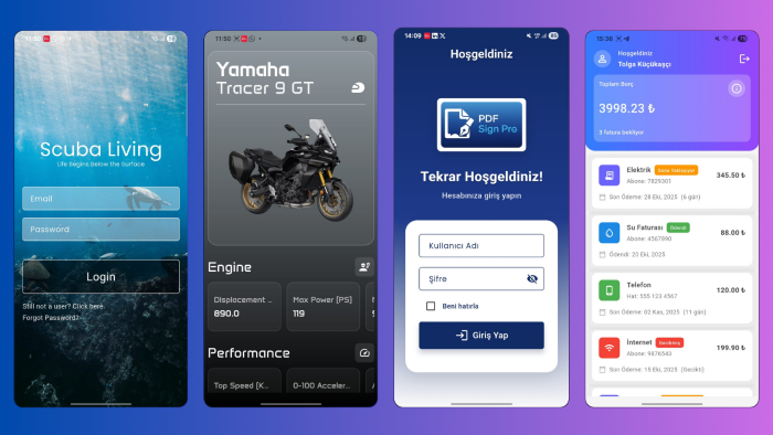 hızlı, modern ve kullanıcı dostu mobil uygulamalar yapıyorum