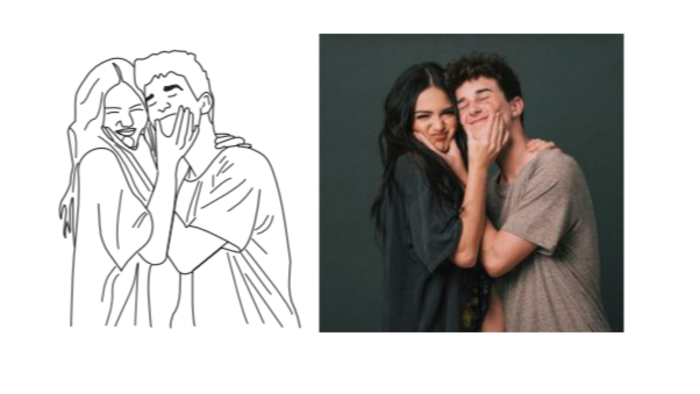 anılarınızı minimalist çizime çevirebilirim