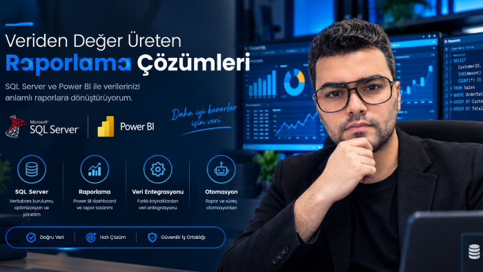 yasal, iş zekası ve operasyonel raporlar geliştiririm