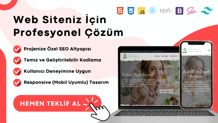 web sitenizi profesyonel olarak yapabilirim