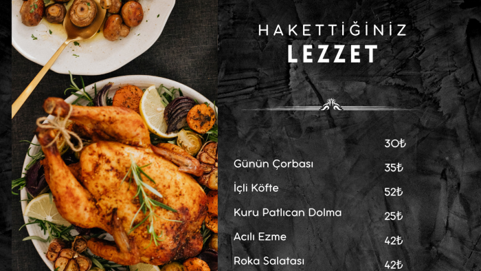 kafe ve restoran için menü ve broşür tasarımları hazırlarım