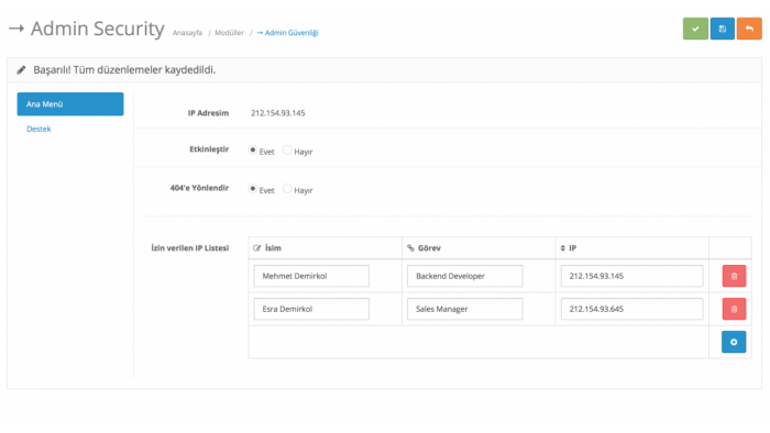 admin panel yaparım