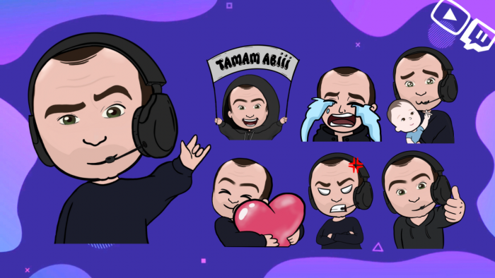 kişiye özel emote tasarım yapabilirim