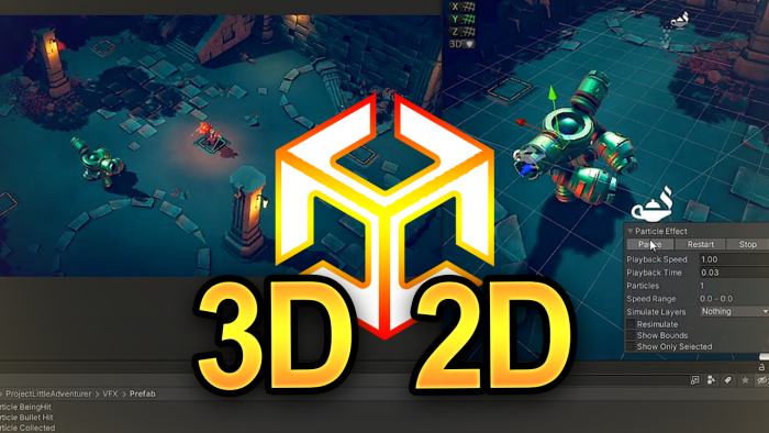  sizin için Unity ile 2D ve 3D oyunlar yapabilirim