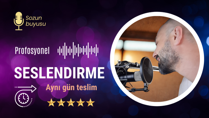 projelerinizi profesyonel sesle etkili aktarıyorum