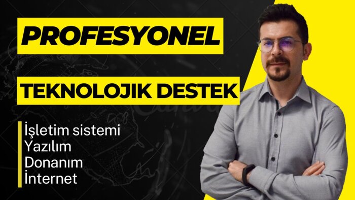 evinizde bilgisayar ile ilgili her konuda destek sağlarım