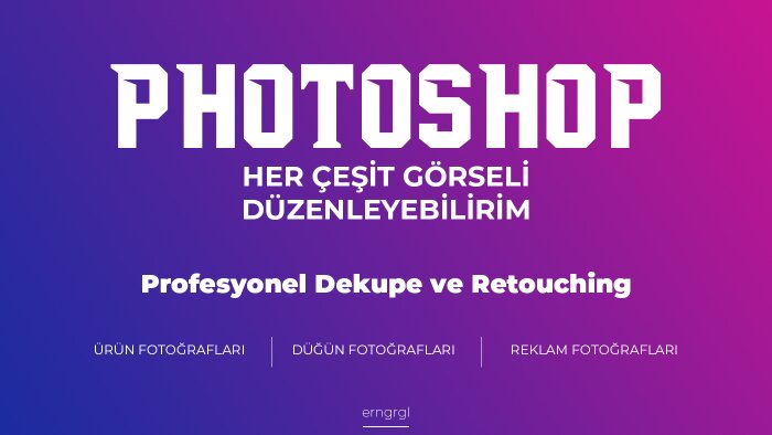 fotoğraflarınızı profesyonel bir şekilde dekupe yaparım