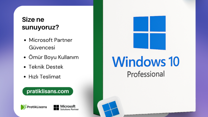 Microsoft Windows etkinleştirmesini lisanslı şekilde yaparım