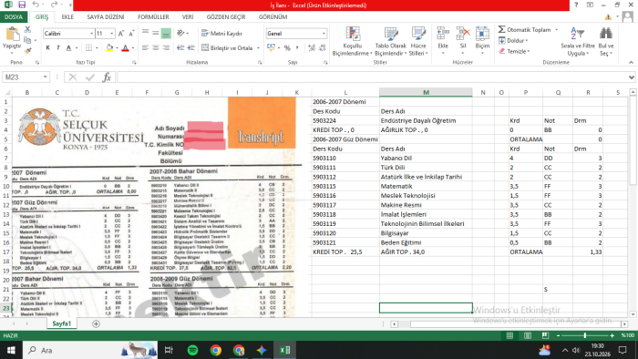 PDF, fatura ve belgelerinizi eksiksiz Excel'e aktarırım