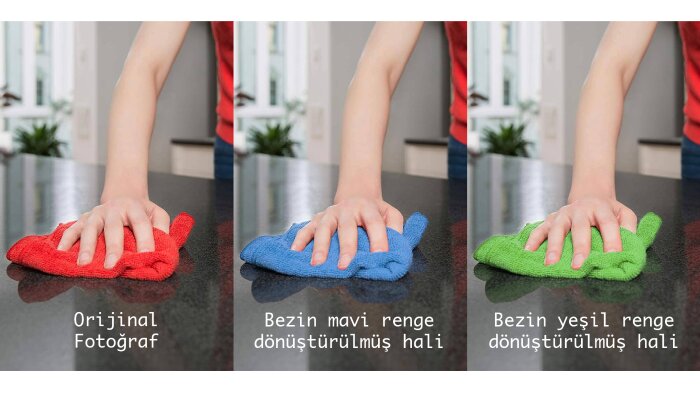 ürün fotoğraflarınızda renk değişimi yapabilirim