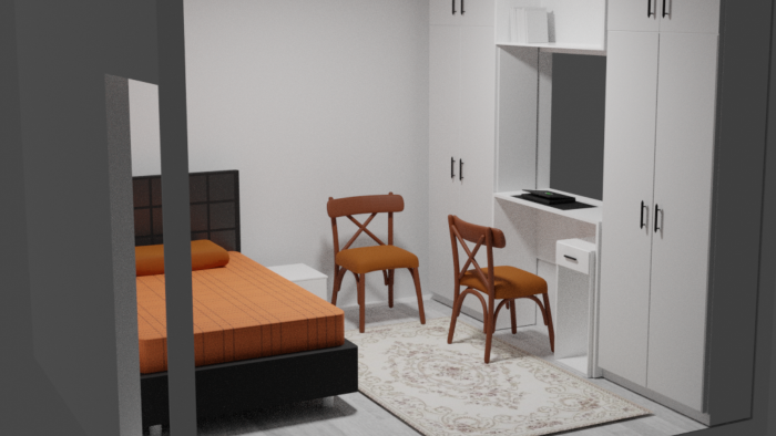 sizler için odanızı 3d karton bir ortama dönüştürebilirim